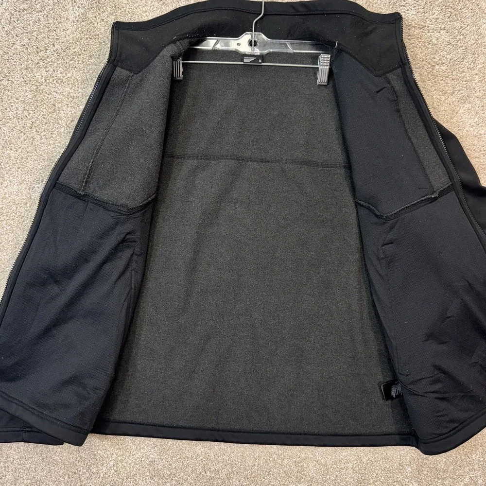 The North Face Jacket Mens XL WindWall Softshell Black Full Zip EUC